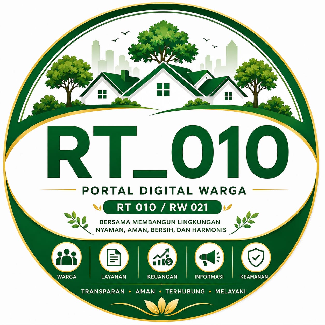 Logo resmi RT 010 / RW 021